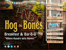 Tablet Screenshot of hog-n-bones.com